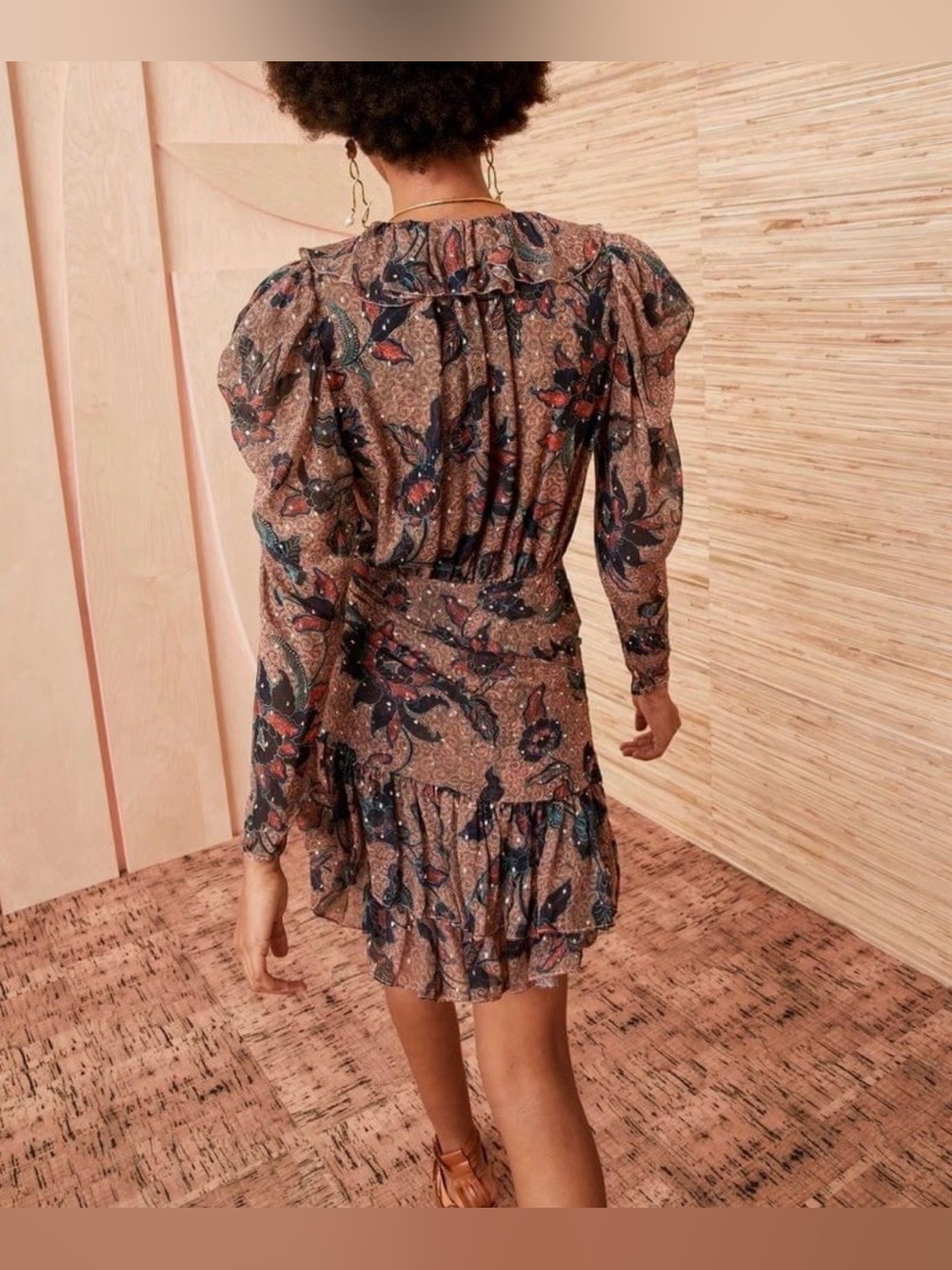 Ulla Johnson Cecily Silk Mini Dress Size 2 - Picture 6 of 6
